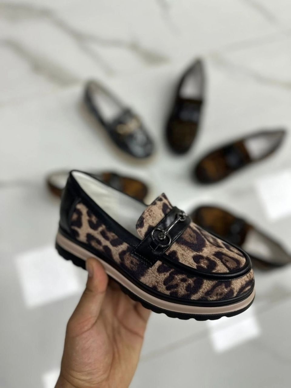 ,леопардовые балетки эконика,лоферы эконика леопардовые,обуви,лоферы леопардовые