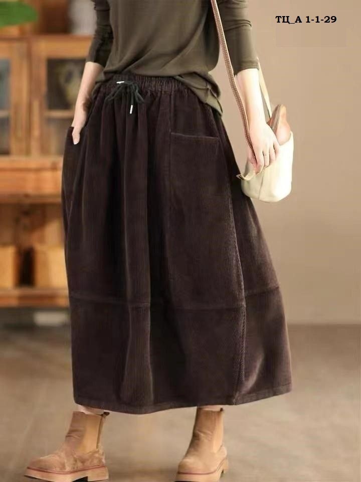 женская вельветовая юбка nini wonderland,длинная вельветовая юбка,юбка вельветовая макси бохо,женская вельветовая юбка-макси tiyihailey,юбка вельветовая бохо