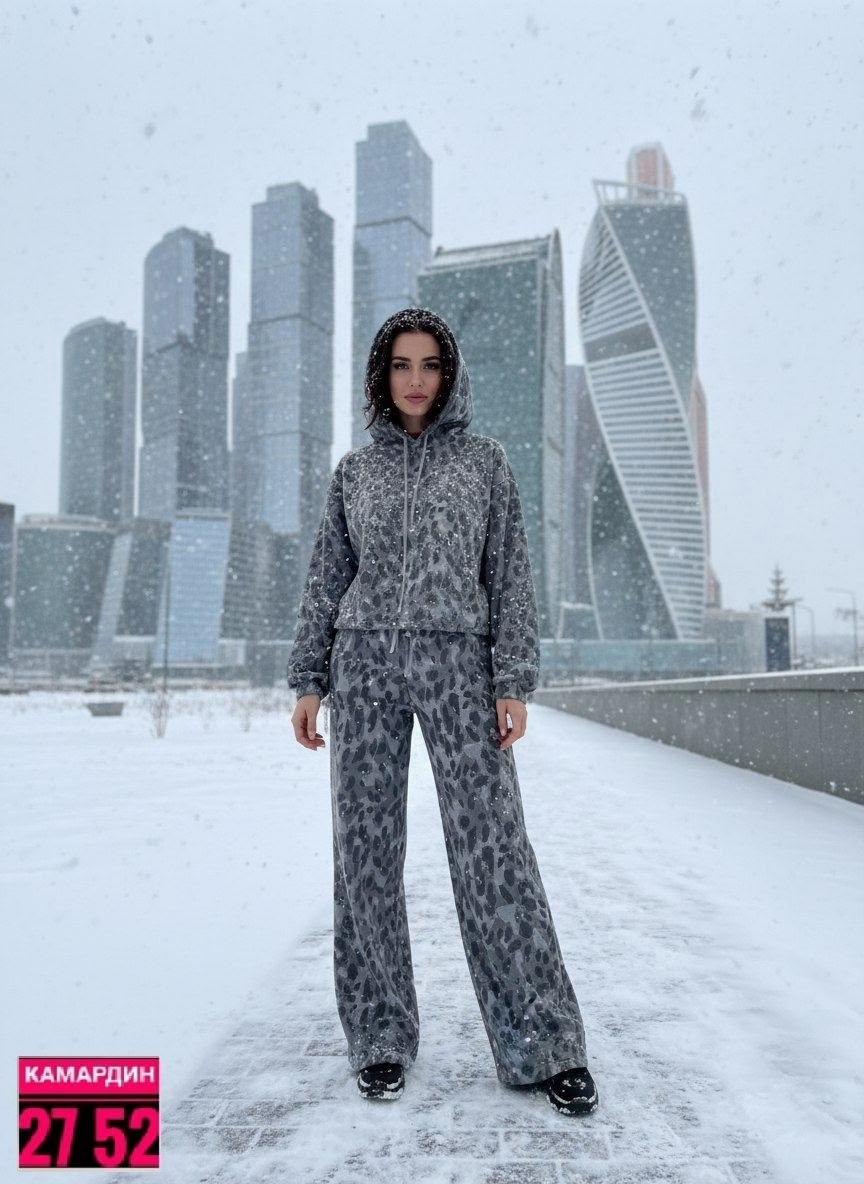 женский костюм,костюм женский теплый,спортивный костюм теплый осенний леопардовый majiko,костюм на флисе,костюм спортивный look cool