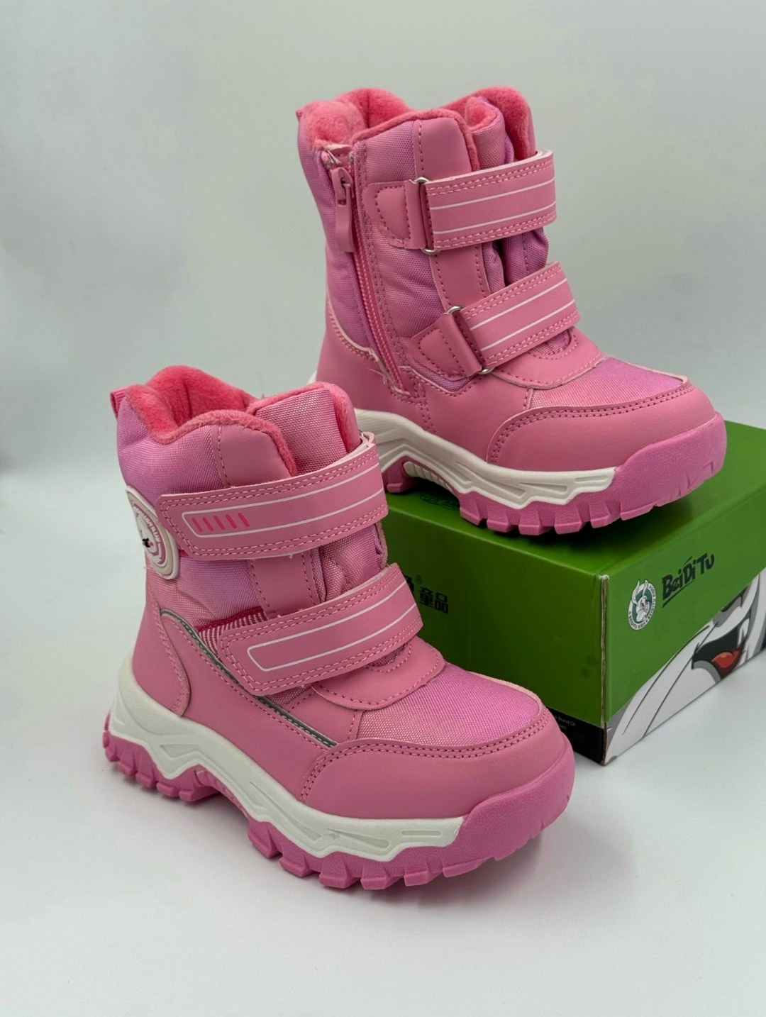 ,ботинки зимние мембранные на липучках playtoday,ботинки детские,детские зимние ботинки,зимняя детская
