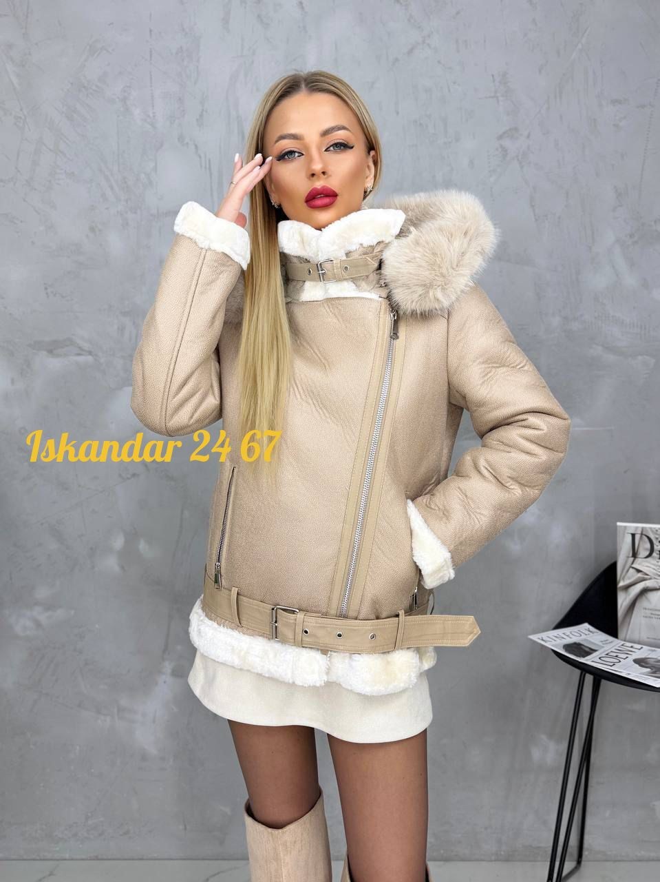 дубленка пилот женская,дубленка светлая,дубленка авиатор с капюшоном,дубленка укороченная женская,женская дубленка