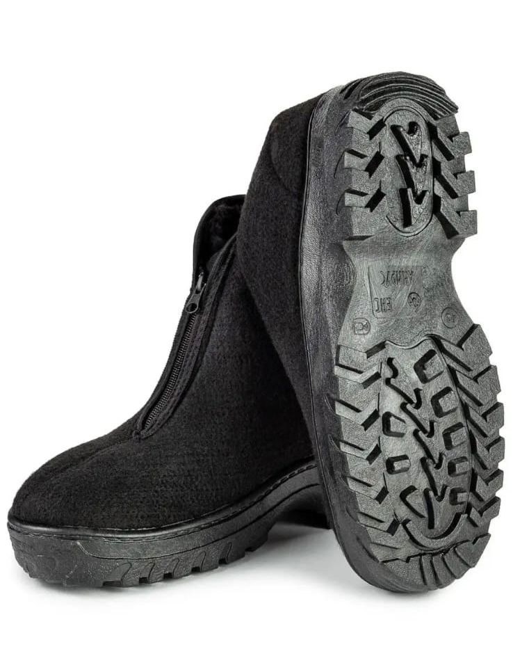 ,ботинки рабочие зимние спецобъединение прощай молодость валенки мужские на подошве войлочные черные,мужские ботинки суконные прощай молодость,ботинки суконные,валенки анирус размер 41 черный