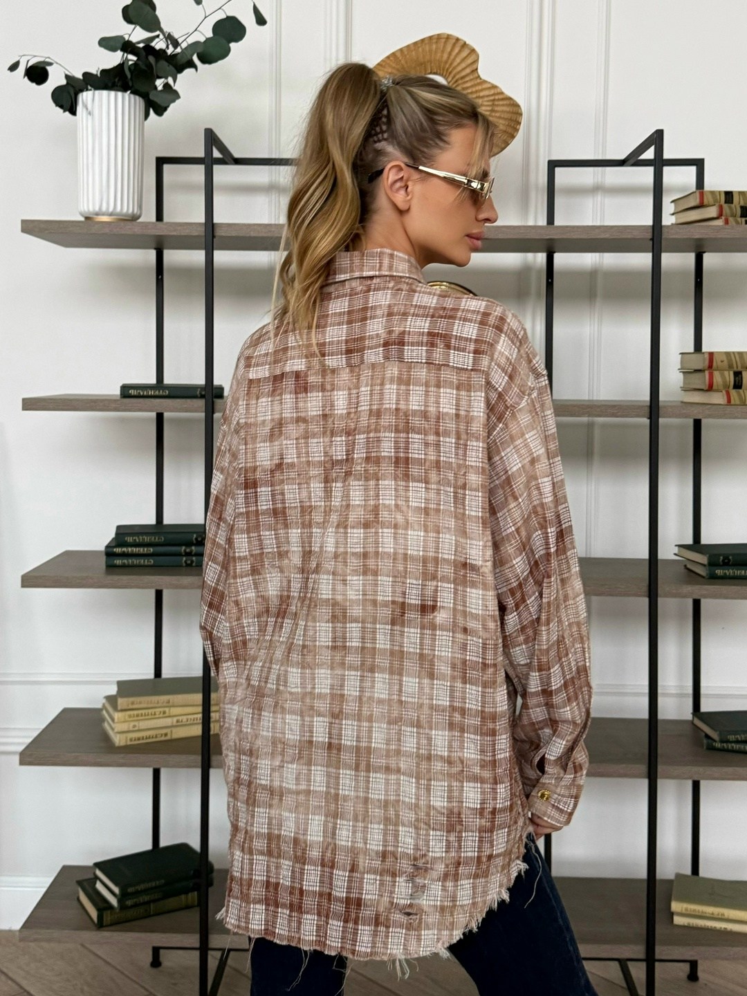 рубашка оверсайз в клетку хлопок pahomova oksana,рубашка женская оверсайз в клетку,рубашка женская в клетку,рубашка в клетку оверсайз летняя esstobee,рубашка оверсайз в клетку теплая
