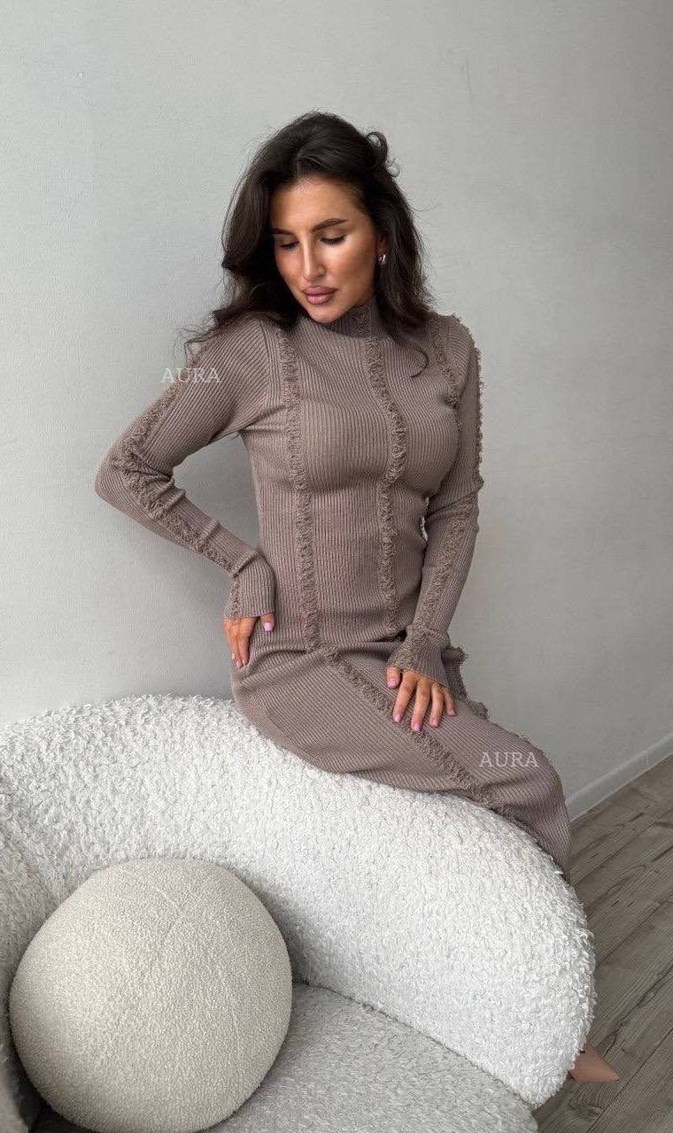 платье лапша трикотажное длинное mi clo 250539649,платье лапша трикотажное длинное,платье вязаное лапша viki-shop,вязаное платье лапша,женское платье лапша