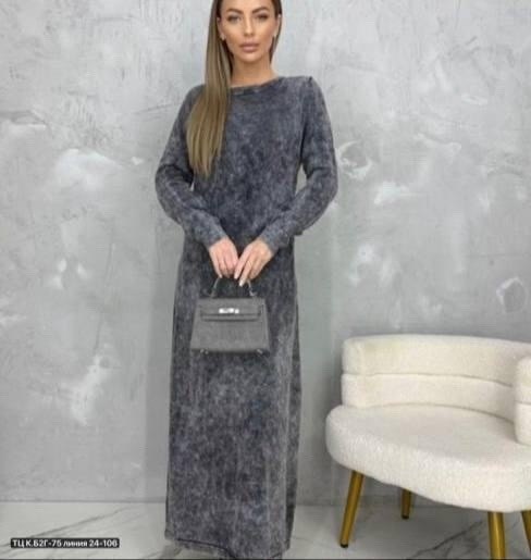 платье миди вязаное облегающее с разрезом knitribdress1col цвет серый,трикотажное платье,шерстяное платье,платье миди вязаное облегающее с разрезом серое,платье миди вязаное