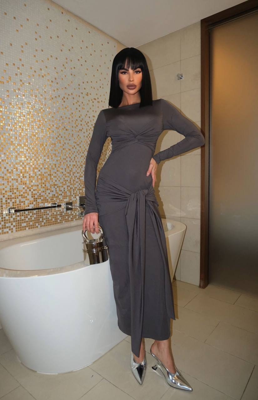 платье лапша длинное теплое,шикарное платье,платье женское,длинное платье,облегающее платье