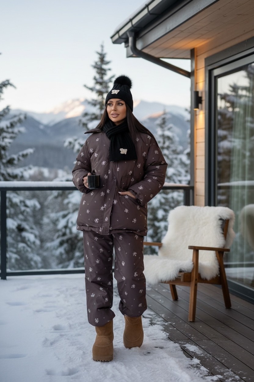 костюм зимний,куртка зимняя женская,зимняя куртка,пуховик оверсайз,женский костюм