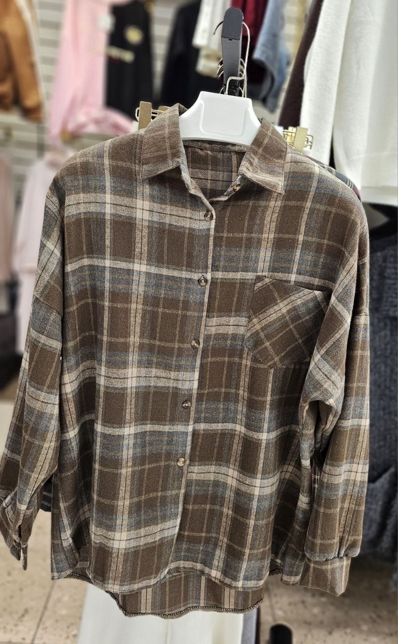 рубашка в клетку оверсайз удлиненная 2e_brand,женская рубашка в клетку,клетчатая рубашка,клетчатая рубашка женская теплая c&h style,женская клетчатая рубашка