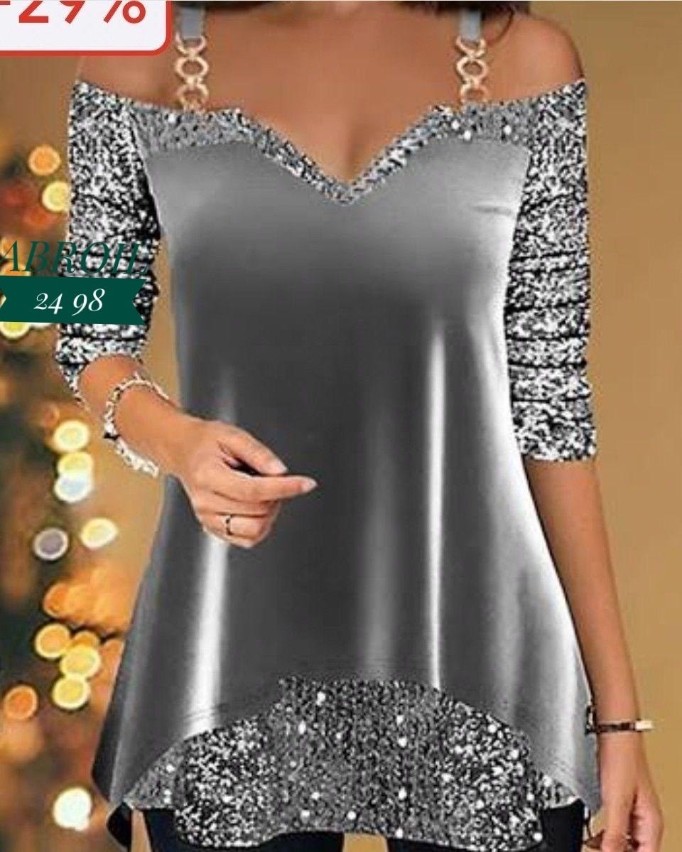 кофта пайетки,женская кофта ткань креп+пайетка,блузка стильная,платье модный стиль,женская туника