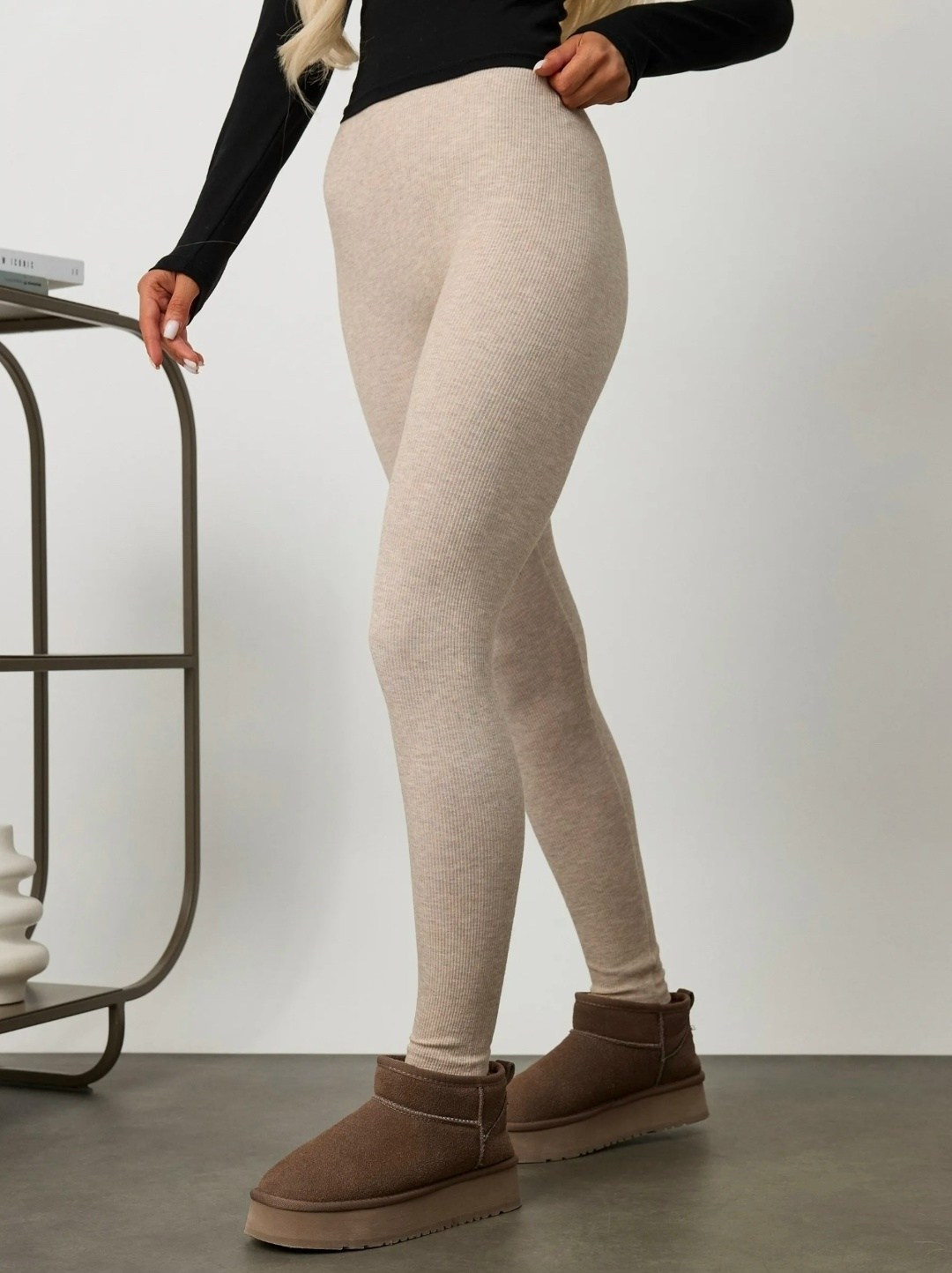 женские лосины кашемир/рубчик на меху,лосины на меху,lbtfa женские лосины кашемир/рубчик на меху,легинсы утепленные в рубчик на меху ess fashion,женские легинсы