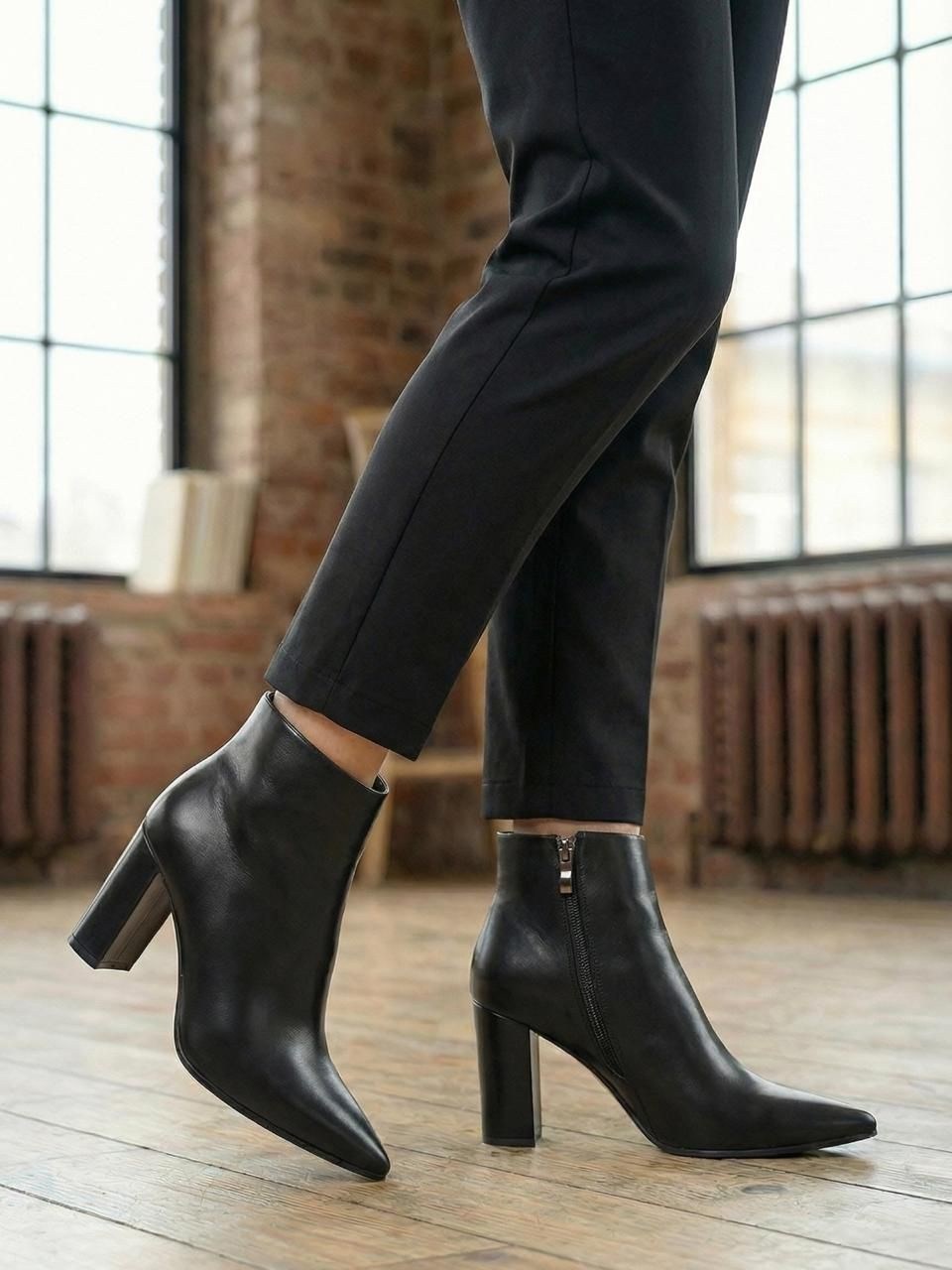 ботильоны женские,ботильоны на каблуке,черные ботильоны,ботильоны,ботильоны с интересным каблуком