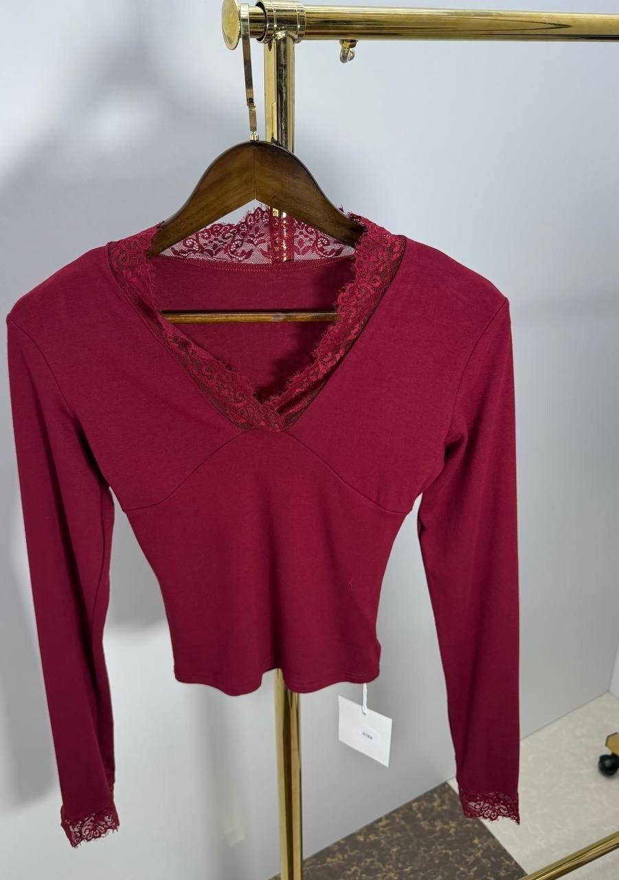 лонгслив,лонгслив женские,блуза,блузка женская кружевная,bonprix лонгслив с кружевом