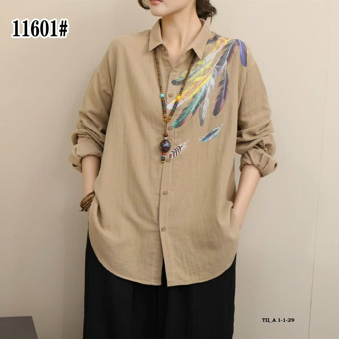 женская рубашка,рубашка из хлопка и льна,рубашка повседневная,рубашка женская льняная,женская свободная рубашка с длинным рукавом