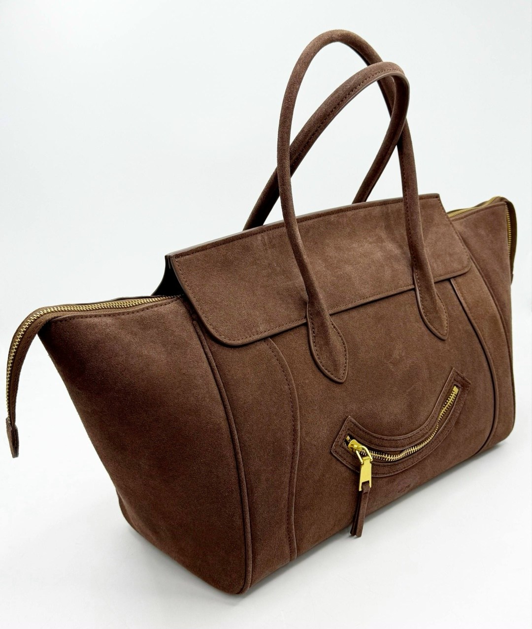 замшевая сумка,модная замшевая сумка из натуральной кожи,celine suede phantom bag,сумки замшевые селин бежевая,сумка женская натуральная замша