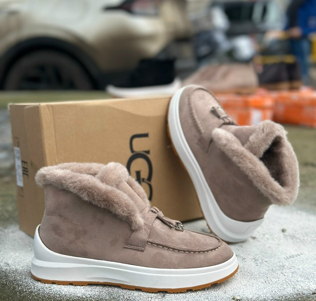 зимние женские замшевые лоферы бежевые,,замшевые женские лоферы зимние бежевые u spirit 1033,ботинки с мехом,зимние женские замшевые ботинки на меху