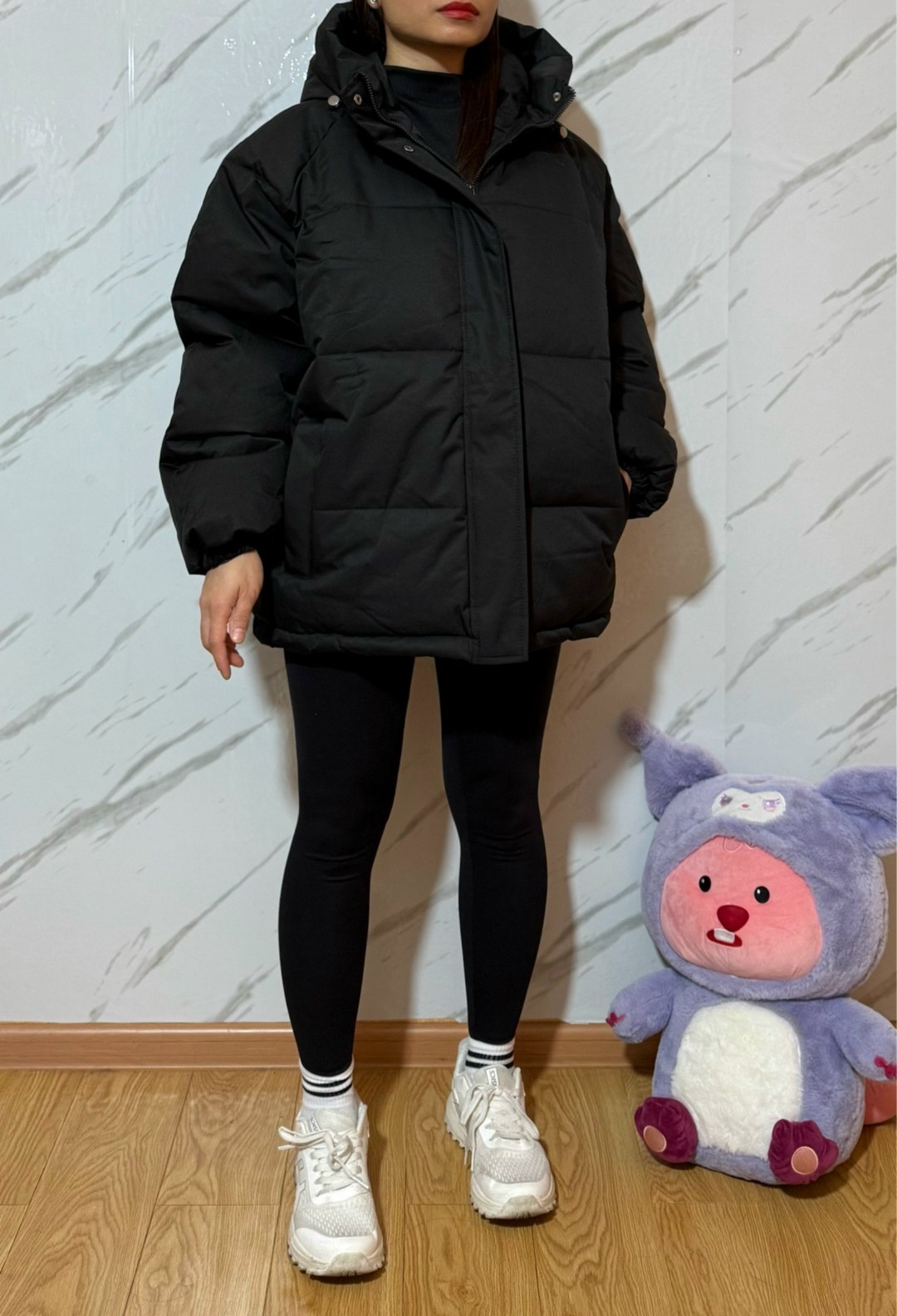 куртка пуховик зимняя оверсайз sweet morning,куртка оверсайз,пуховик оверсайз серый,куртка повседневная,куртка зимняя женская