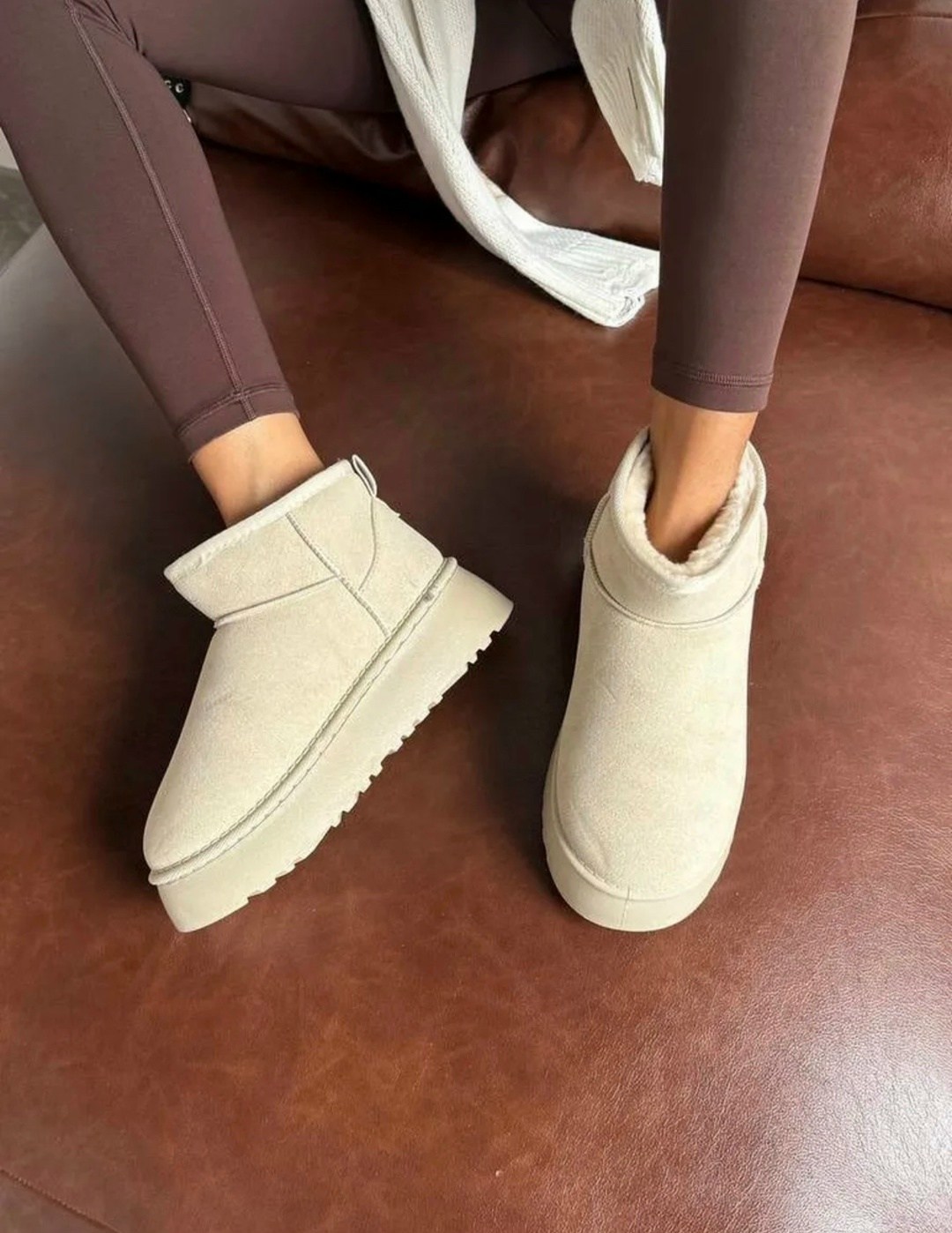 женские угги,угги зимние короткие на толстой подошве na moda,угги зимние с мехом короткие на платформе,угги,угги зимние замш moda for life