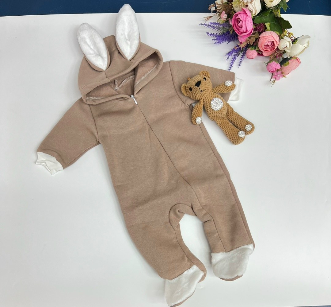 комбинезон зайка,комбинезон утепленный,комбинезон зайка для новорожденных,little star комбинезон зайка,комбинезон с капюшоном