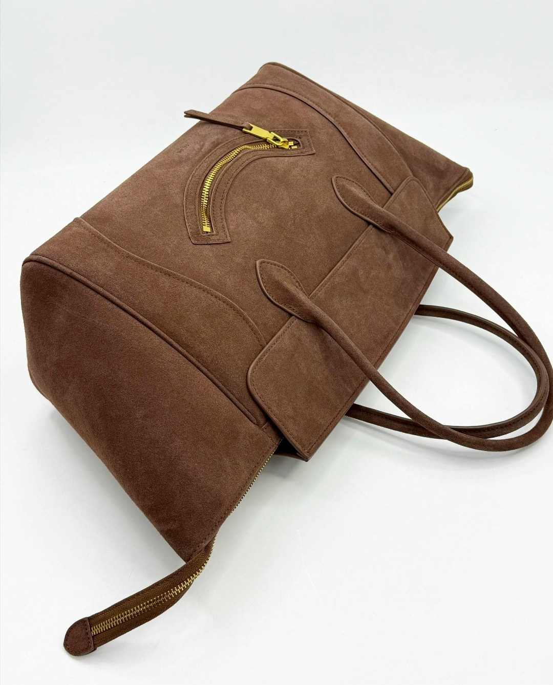 замшевая сумка,модная замшевая сумка из натуральной кожи,celine suede phantom bag,сумки замшевые селин бежевая,сумка женская натуральная замша