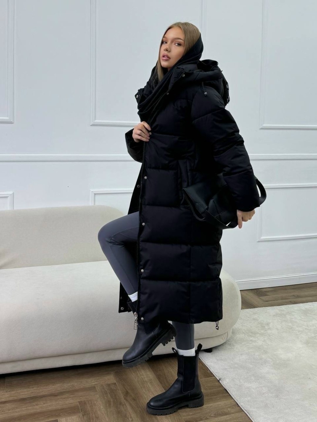 пуховик зимний длинный с капюшоном gnedovskaya 247427041,пуховик длинный зимний с капюшоном by lulu,пуховик зимний с капюшоном удлиненный zuzo,пуховик зимний длинный с капюшон,пуховик женский