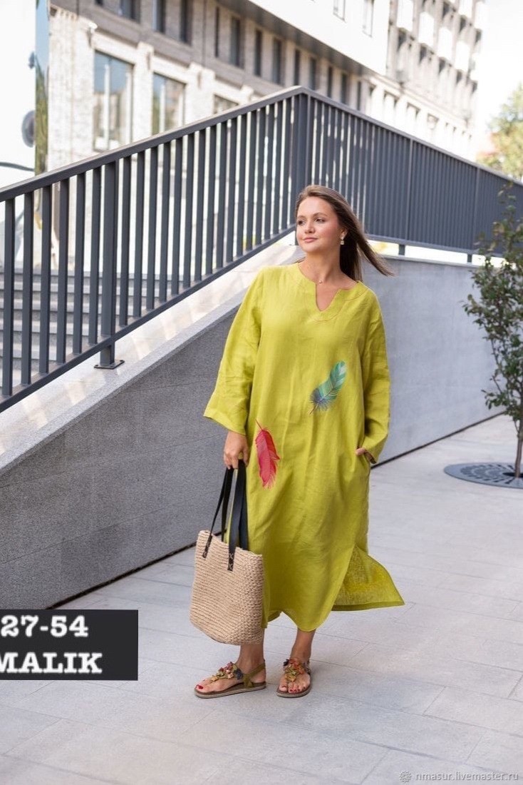 бохо платье,льняное платье,платье широкое,льняное платье с вышивкой,платье в стиле