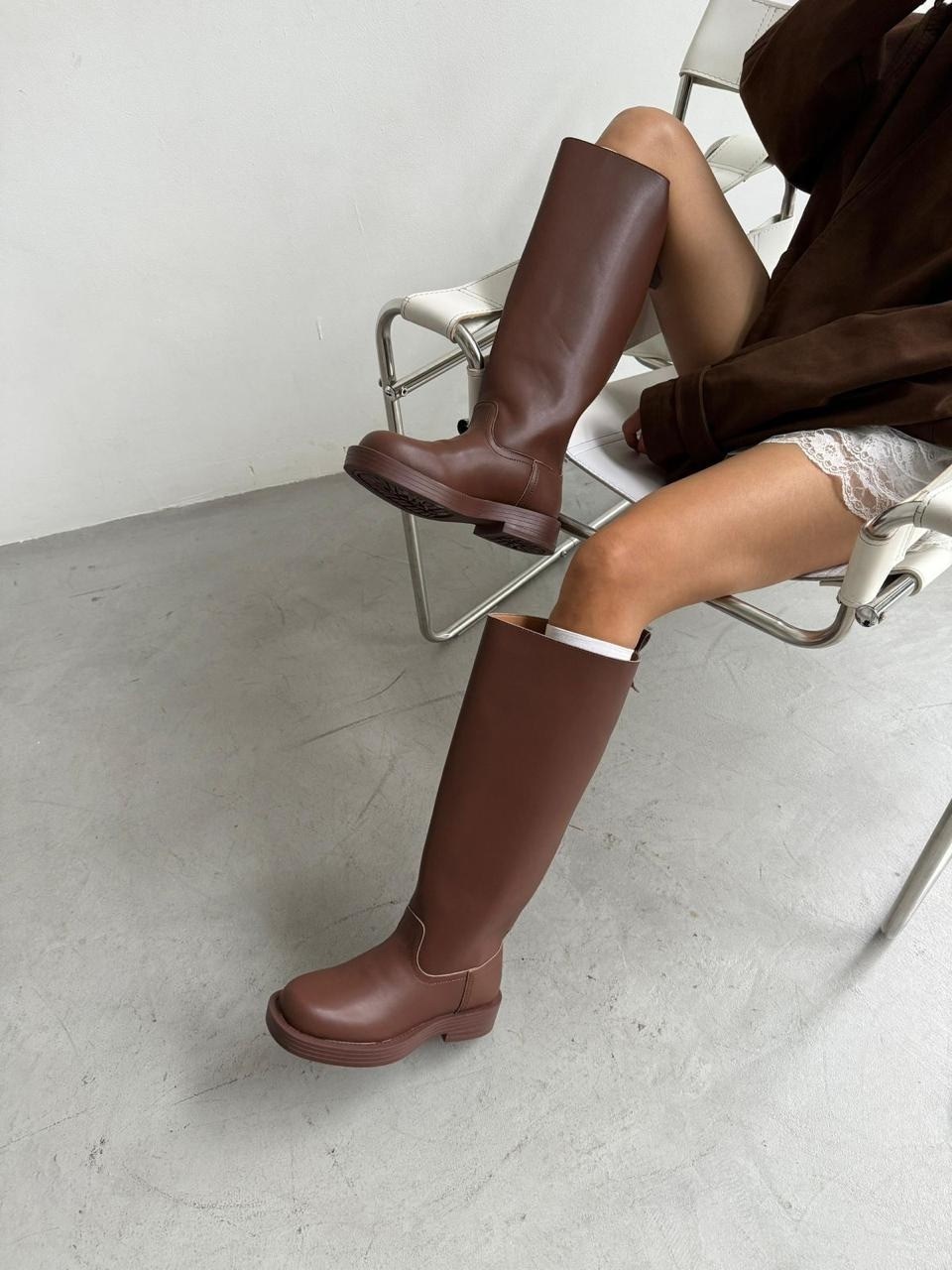 сапоги,сапоги трубы,сапоги трубы жокейские демисезон ango shoes,осенние жокейские сапоги кожаные paris bacio,коричневые сапоги