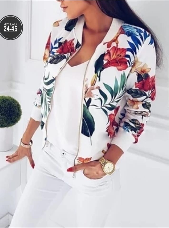 бомбер женский с,куртка с цветочным принтом,бомбер с цветочным принтом женский,куртка с цветочным принтом женская,бомбер с цветочным принтом
