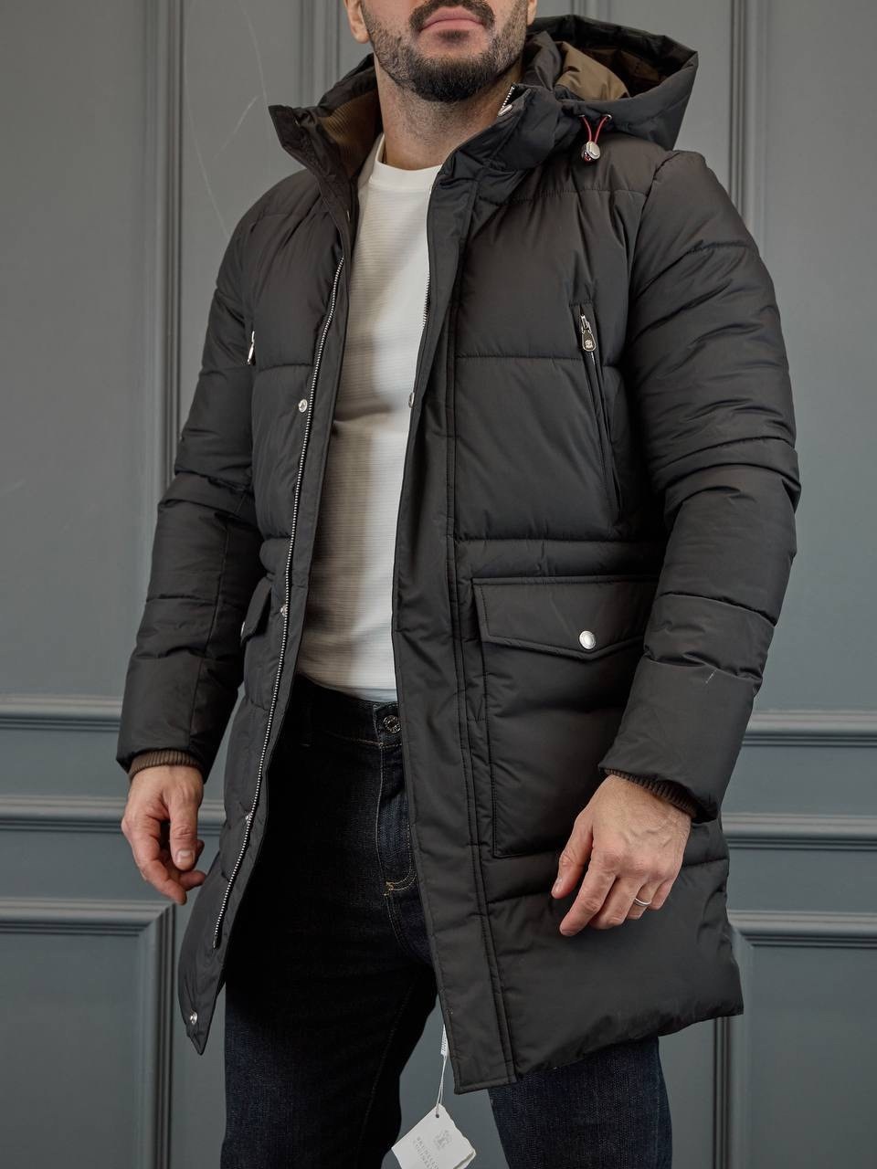 мужская зимняя куртка,зимняя куртка,пуховик зимний длинный с капюшоном куртка grizman,пуховик зимний мужской,пуховик мужской зимний с капюшоном
