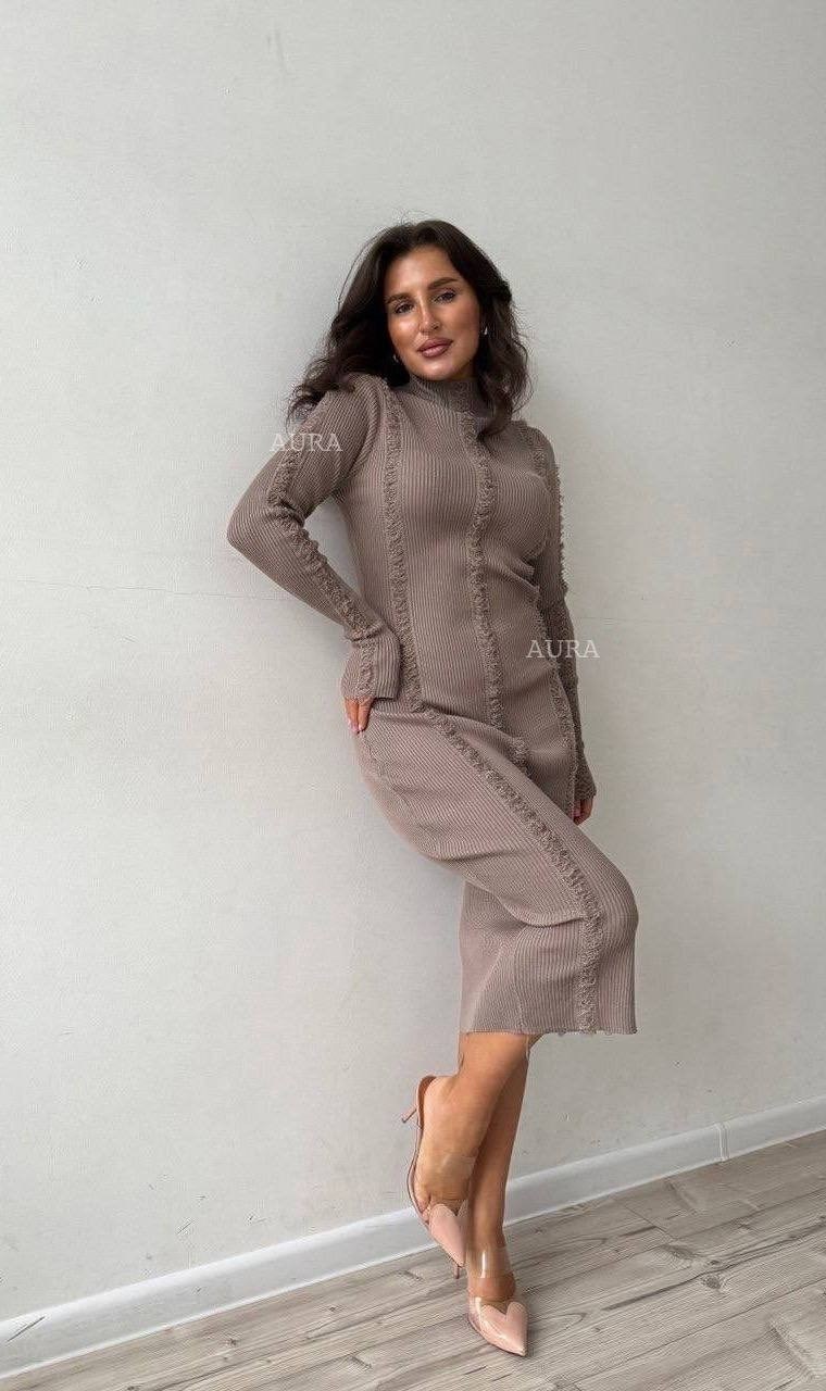 платье лапша трикотажное длинное mi clo 250539649,платье лапша трикотажное длинное,платье вязаное лапша viki-shop,вязаное платье лапша,женское платье лапша