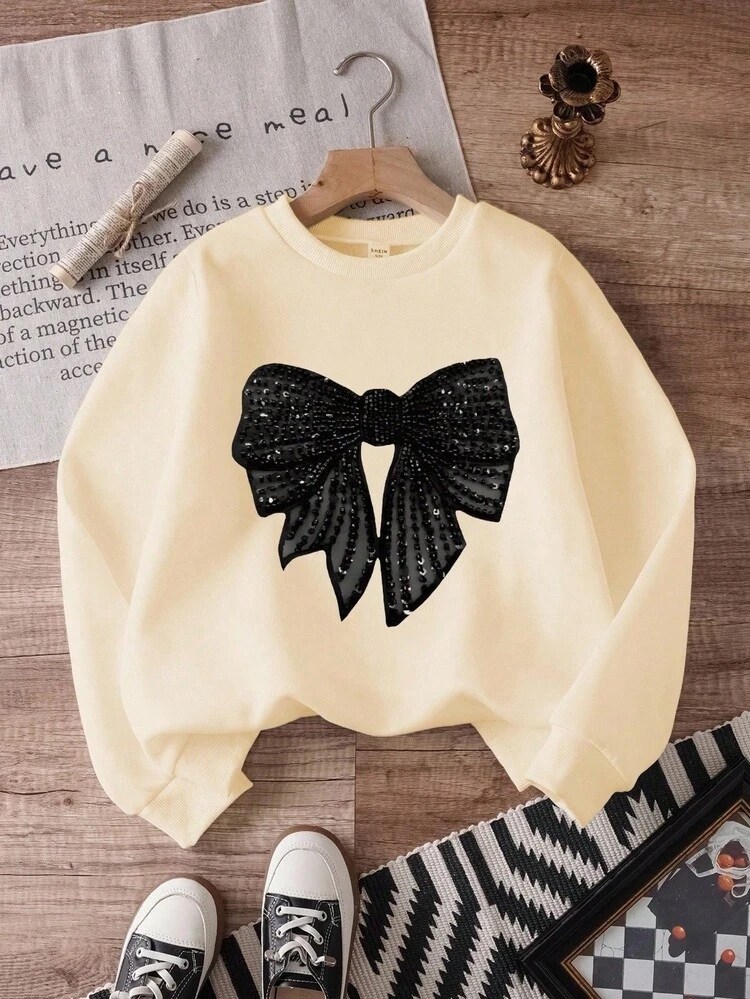 свитшот для девочек,толстовка с бантами,свитшот koton,свитшот с бантом,толстовка для девочек