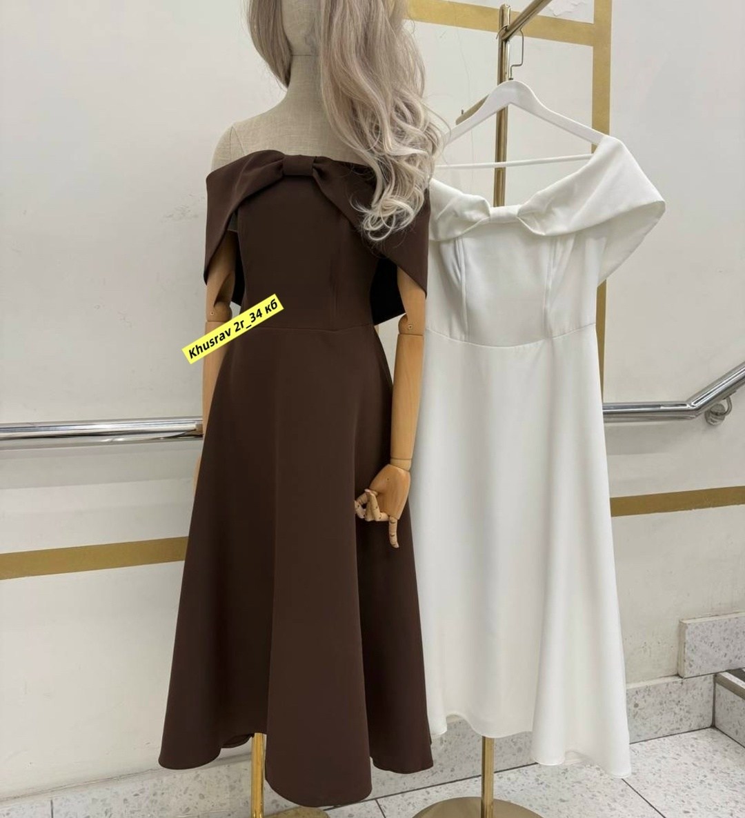 вечернее платье миди с открытыми плечами,платье длины миди,элегантное платье,платье миди вечернее,платье daloria 1815r черный