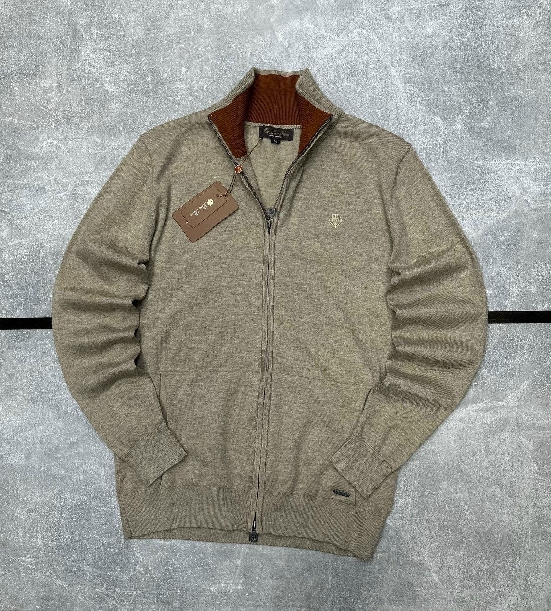 свитер мужской на молнии,кардиган мужские,свитер на молнии loro piana,мужская кофта,кардиган loro piana