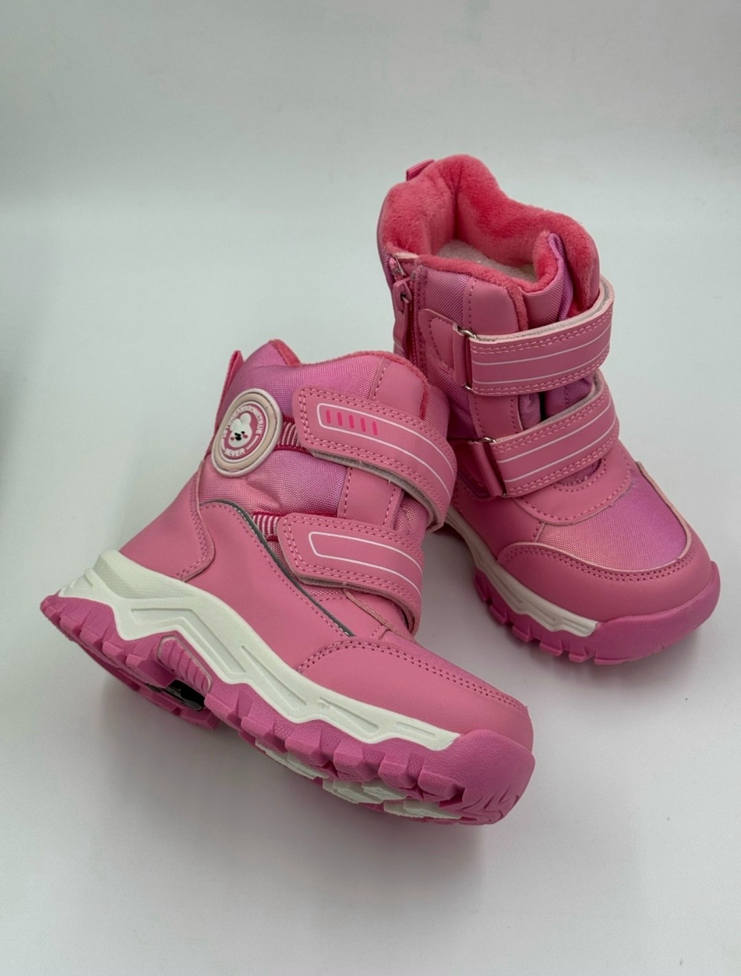 ,ботинки зимние мембранные на липучках playtoday,ботинки детские,детские зимние ботинки,зимняя детская