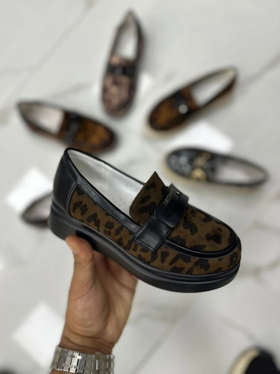 ,леопардовые балетки эконика,лоферы эконика леопардовые,обуви,лоферы леопардовые