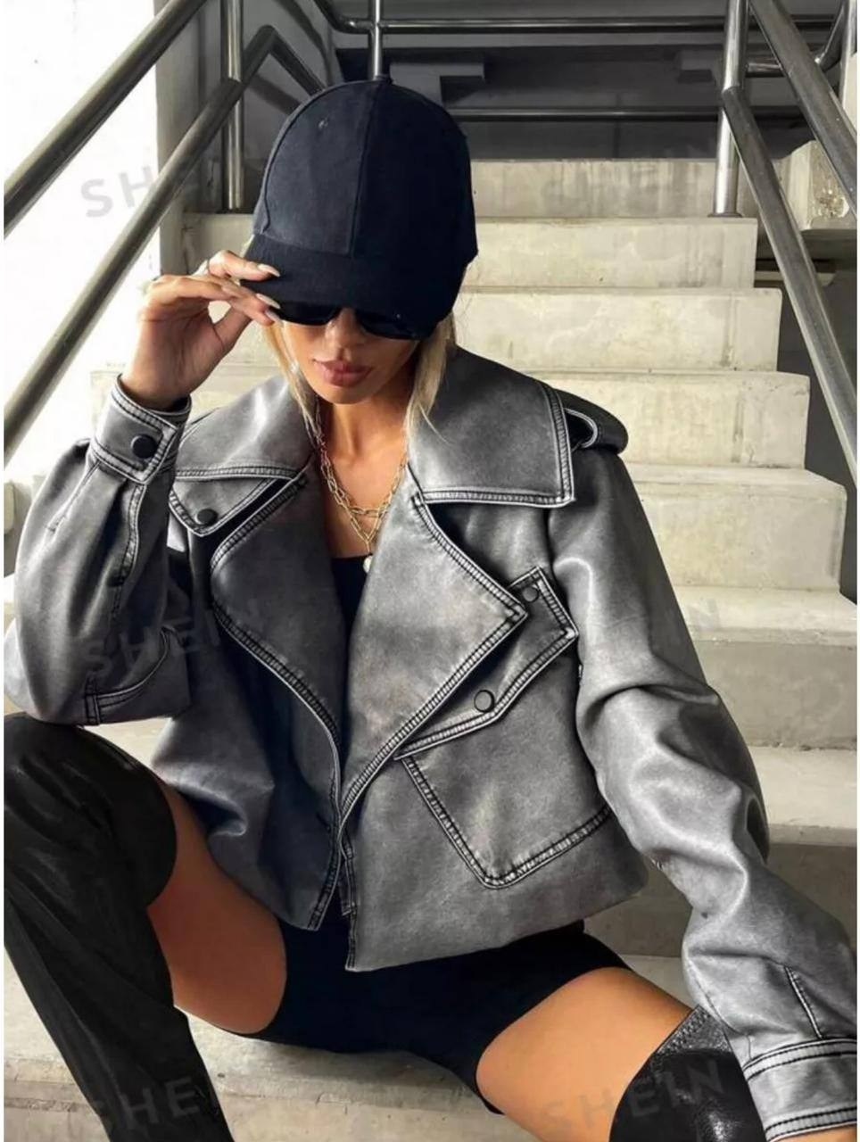 куртка косуха,косуха оверсайз демисезонная pa&bn fashion,косуха женская куртка кожаная oversize,кожаная куртка,женская косуха