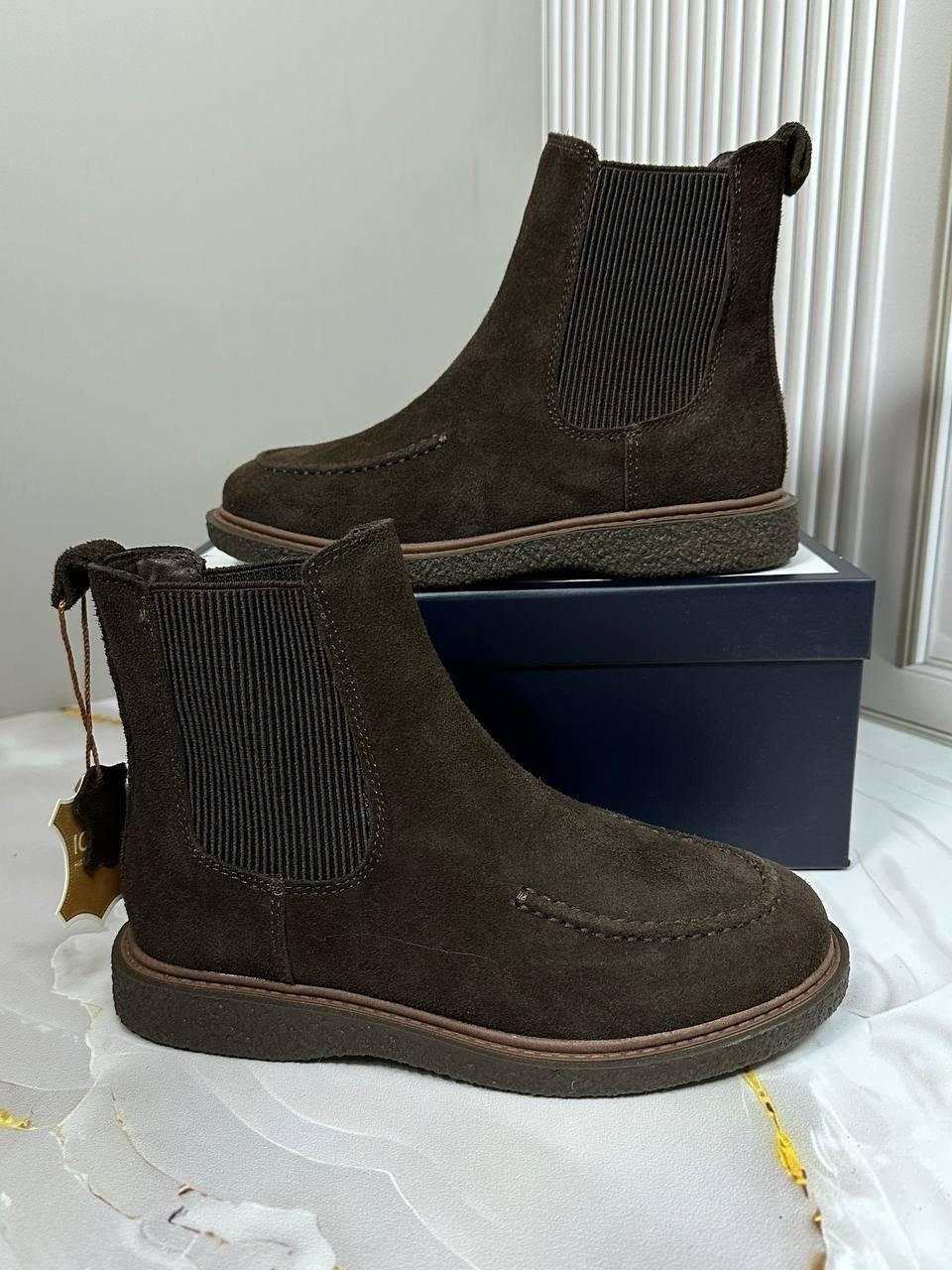 ,замшевые ботинки челси medicine коричневый,замшевые ботинки челси tod's коричневый,замшевые ботинки,ботинки lasocki коричневый