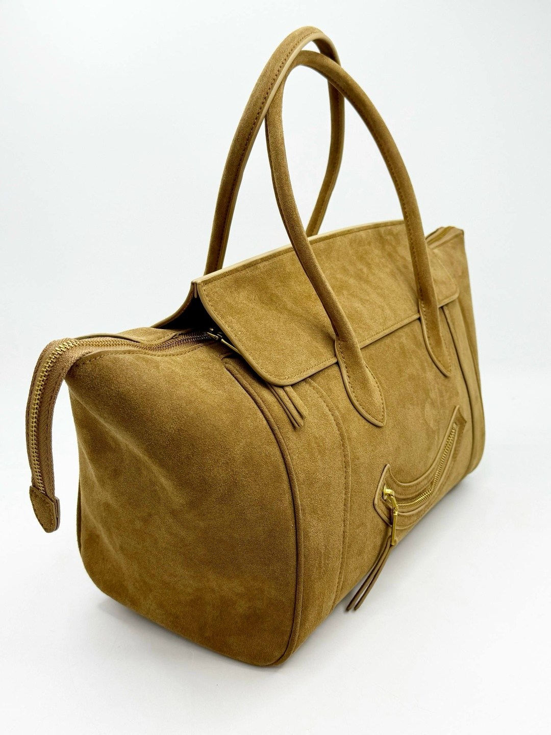 замшевая сумка,модная замшевая сумка из натуральной кожи,celine suede phantom bag,сумки замшевые селин бежевая,сумка женская натуральная замша