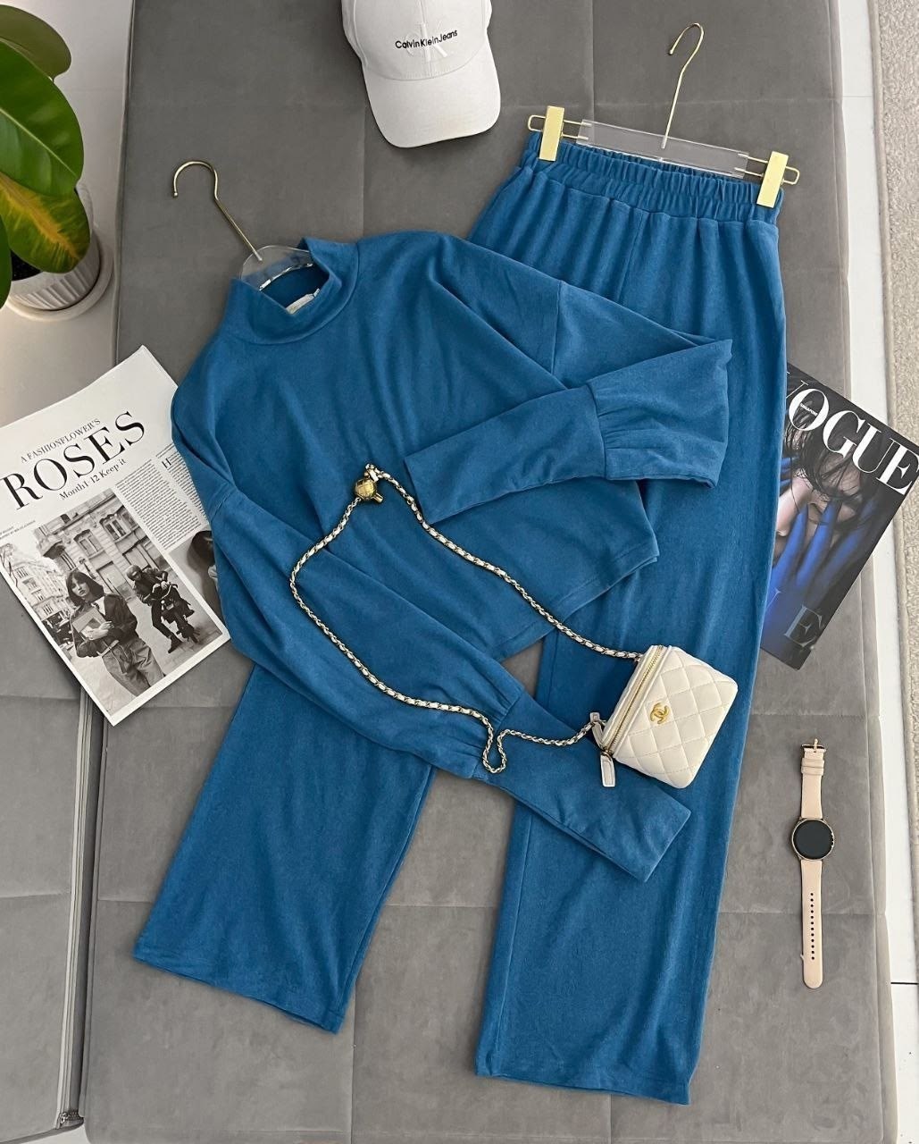 костюм с широкими брюками,костюм с брюками,костюм штаны и кофта,трикотажный костюм,женский костюм с брюками