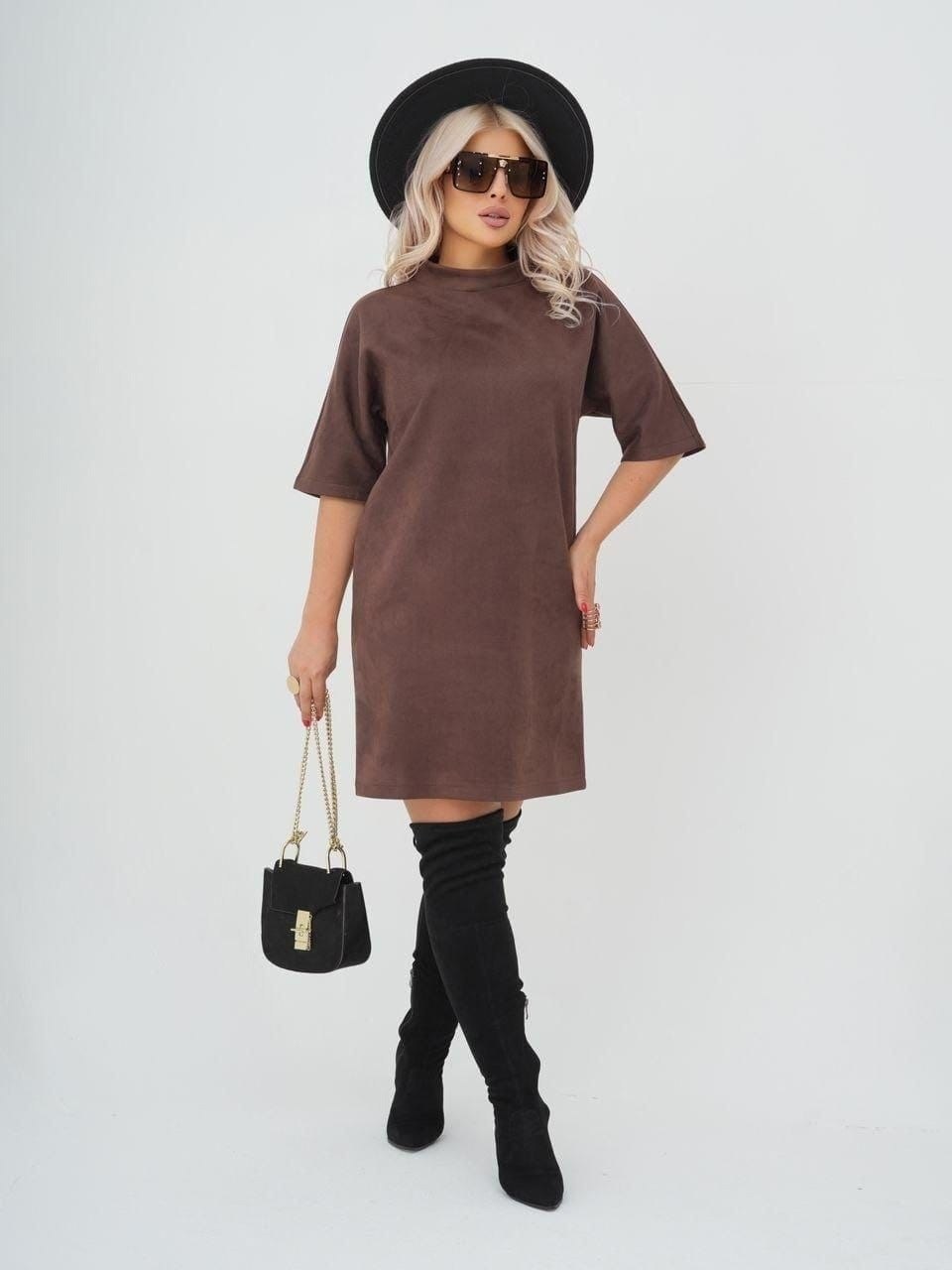 замшевое платье,повседневные платья,платье из замши,женское платье,платье короткие