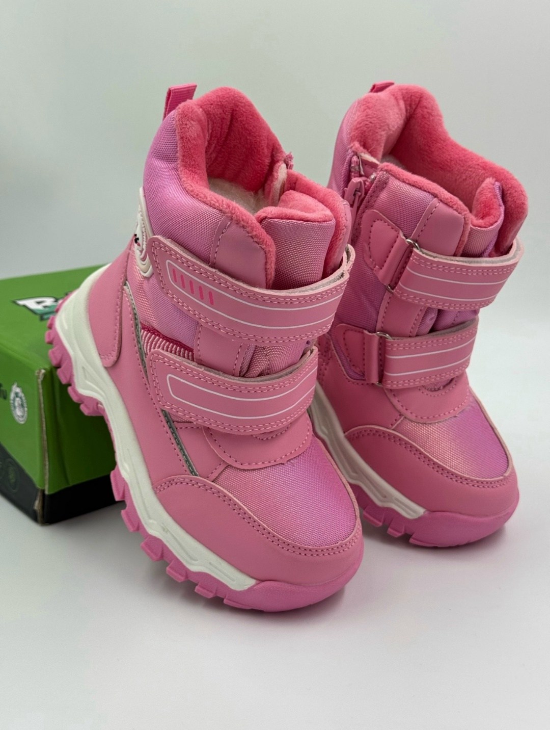 ,ботинки зимние мембранные на липучках playtoday,ботинки детские,детские зимние ботинки,зимняя детская