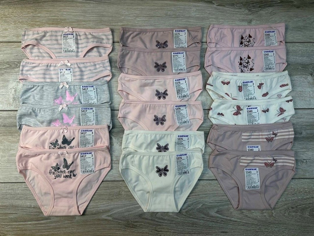 комплект трусов слипы baykar для девочек 3 шт,трусы baykar для девочки,комплект трусов слипы baykar нижнее белье 3 шт,трусы девочкам donella,трусы для девочки