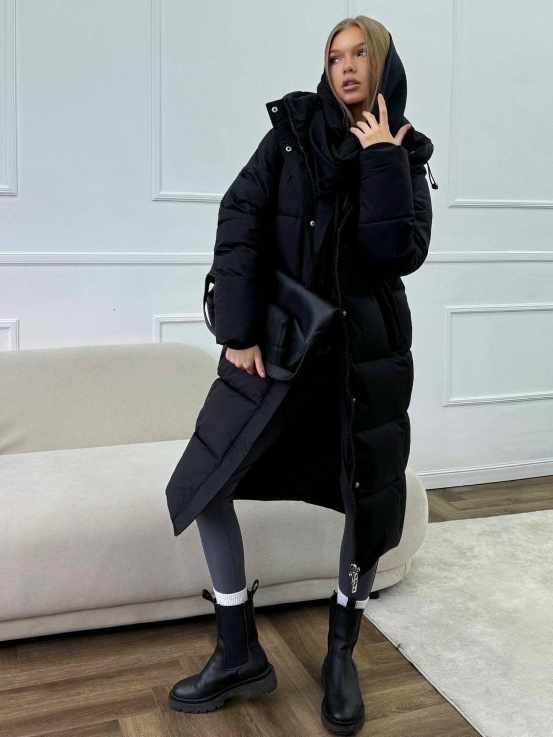 пуховик зимний длинный с капюшоном gnedovskaya 247427041,пуховик длинный зимний с капюшоном by lulu,пуховик зимний с капюшоном удлиненный zuzo,пуховик зимний длинный с капюшон,пуховик женский