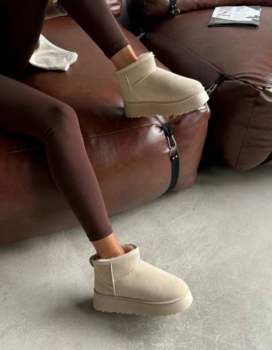женские угги,угги зимние короткие на толстой подошве na moda,угги зимние с мехом короткие на платформе,угги,угги зимние замш moda for life