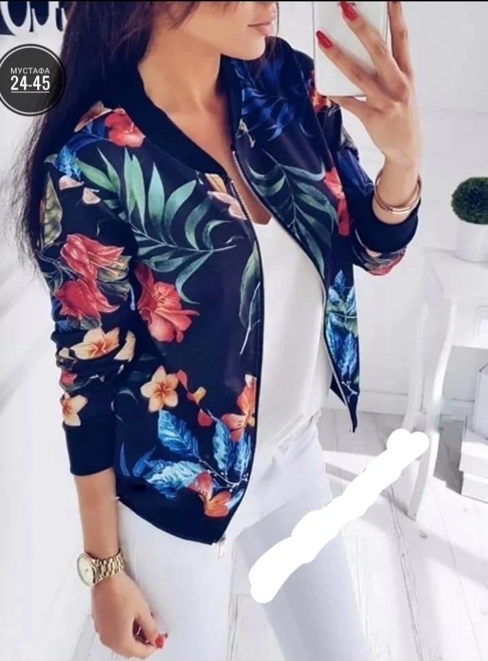 бомбер женский с,куртка с цветочным принтом,бомбер с цветочным принтом женский,куртка с цветочным принтом женская,бомбер с цветочным принтом