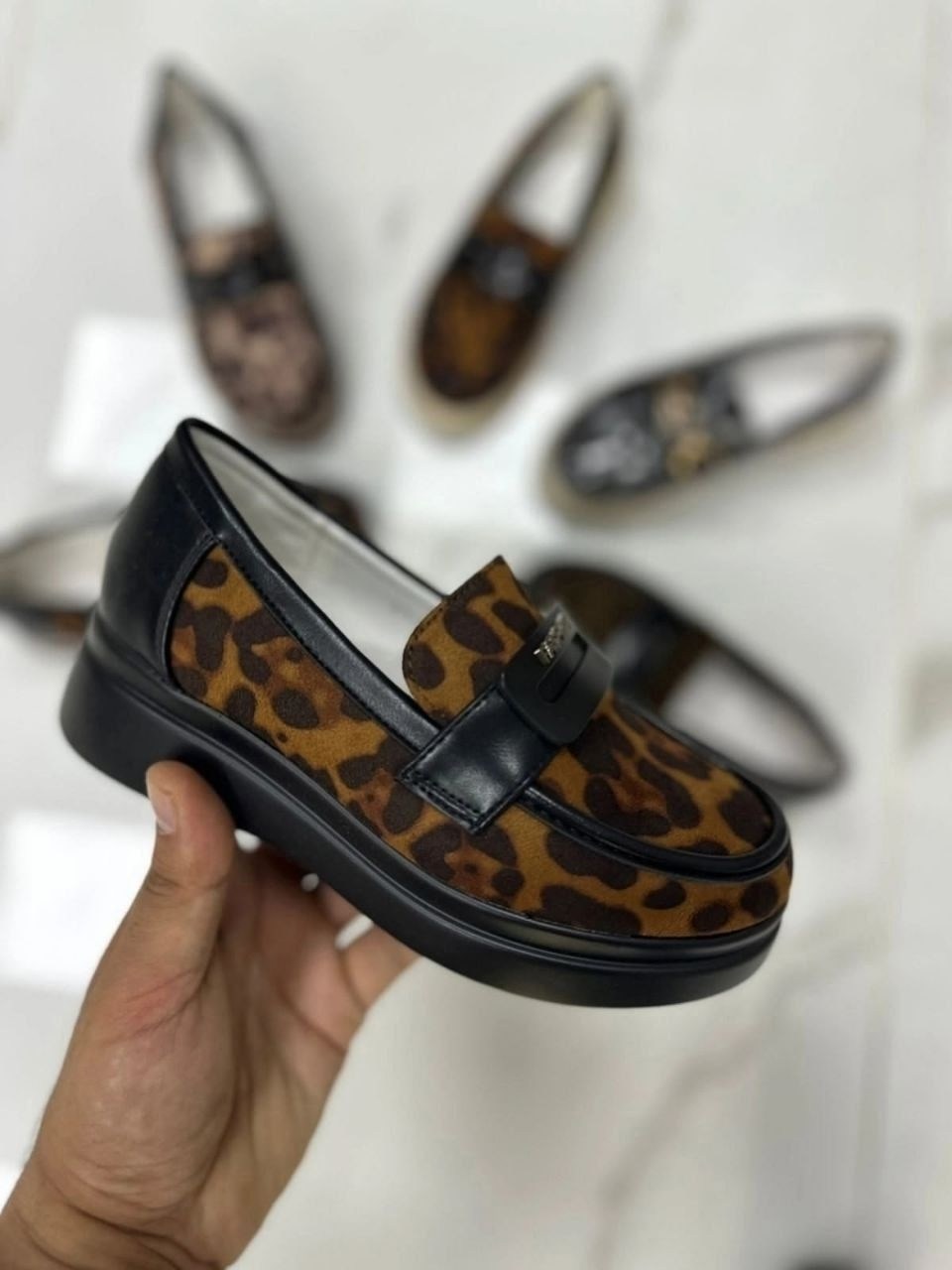 ,леопардовые балетки эконика,лоферы эконика леопардовые,обуви,лоферы леопардовые