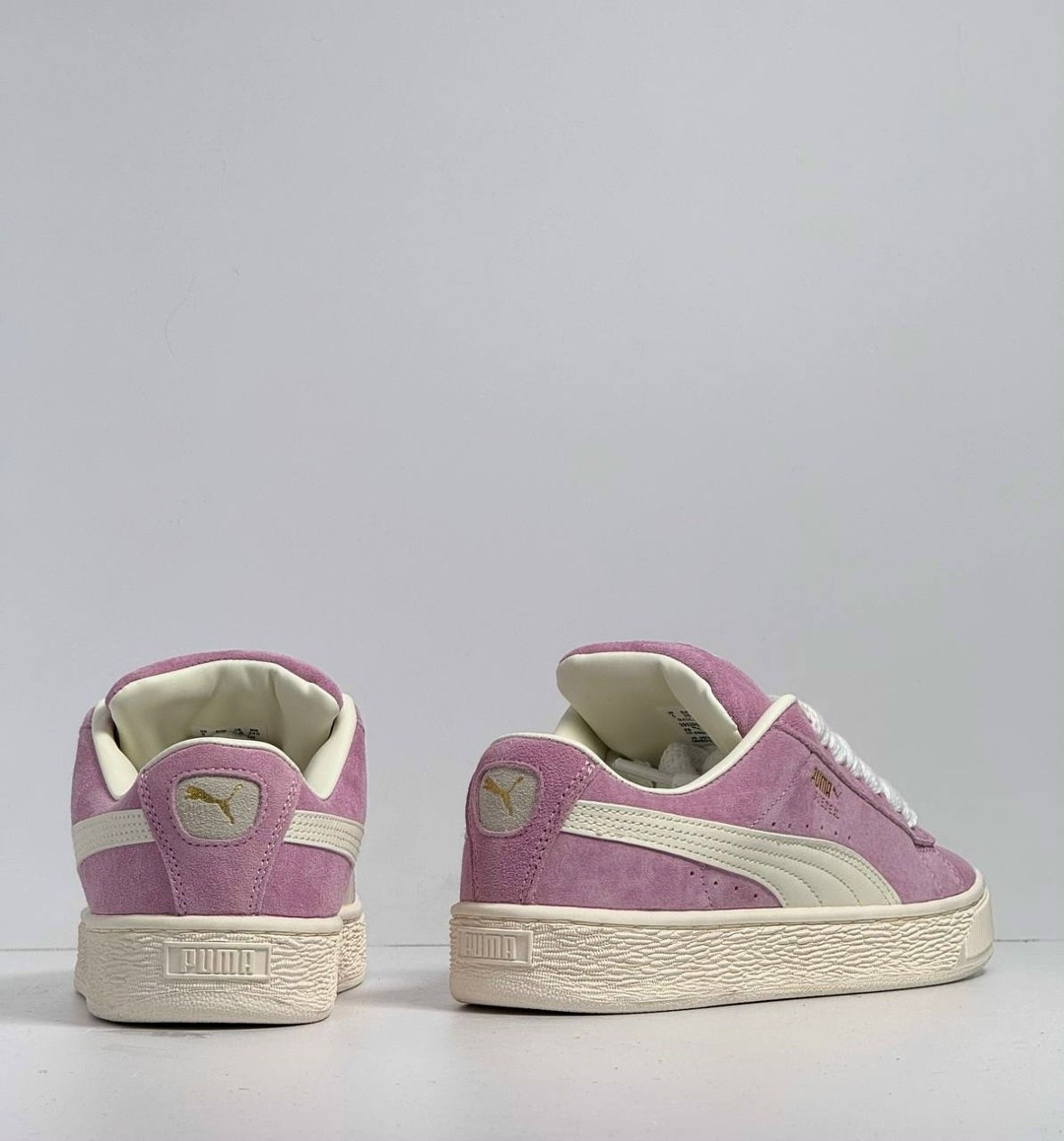 кроссовки puma женские,кроссовки puma suede xl,кроссовки puma suede,кроссовки дутые puma suede xl puma цвет розовый белый,puma suede