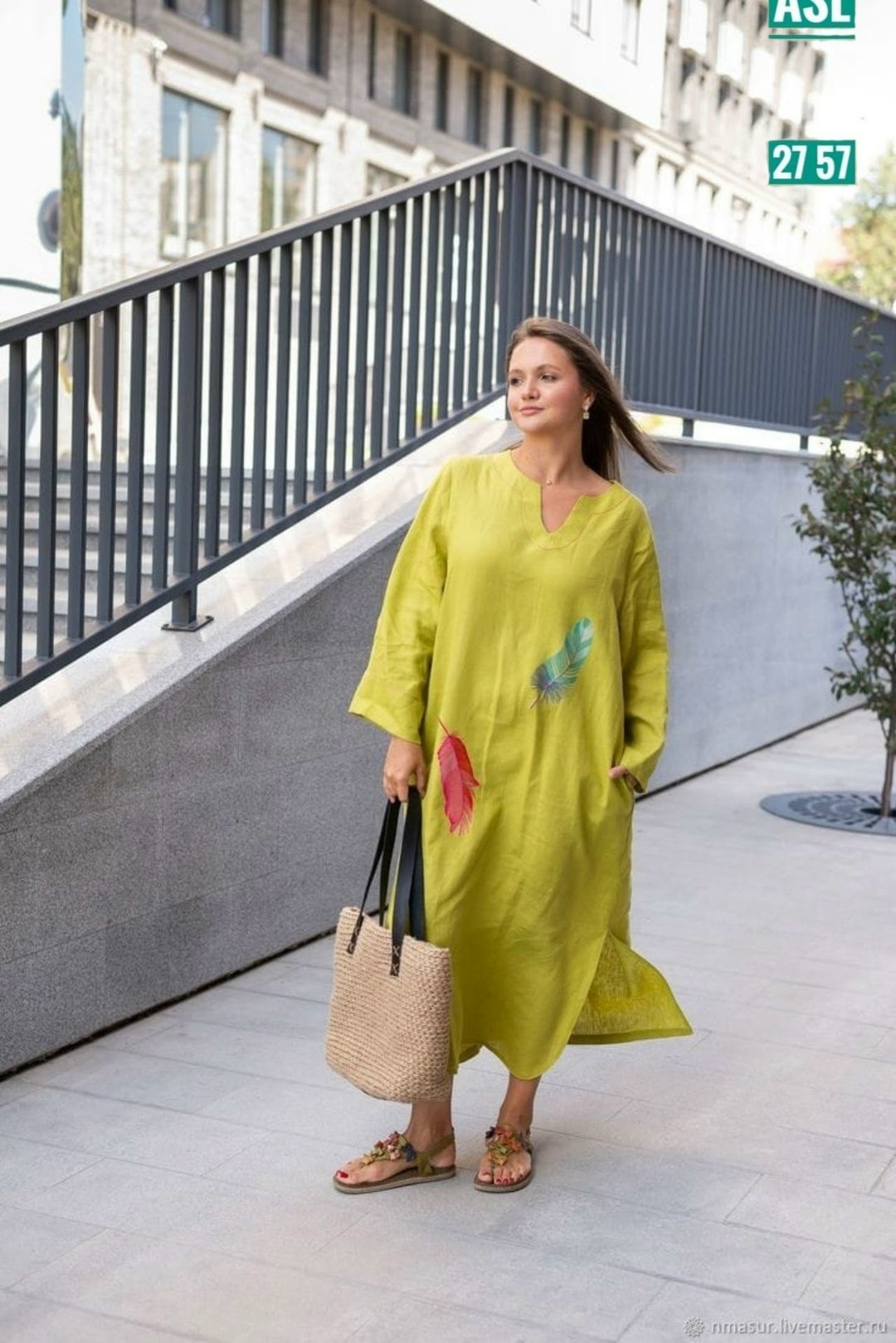 льняное платье с вышивкой,льняное платье,льняное платье бохо,льняное бохо платье в пол с вышивкой цвет хаки,платье бохо