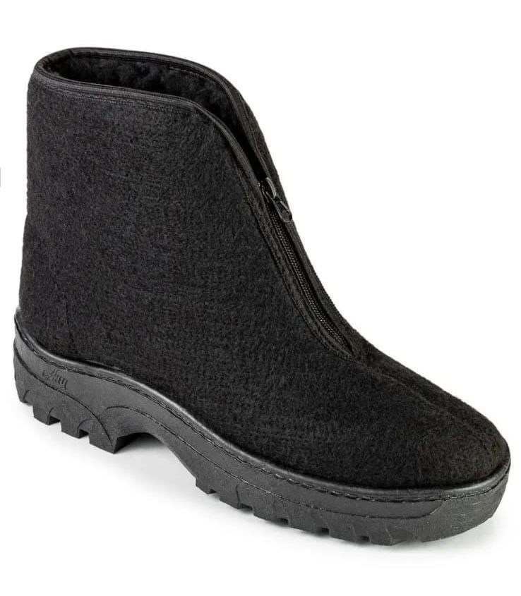 ,ботинки рабочие зимние спецобъединение прощай молодость валенки мужские на подошве войлочные черные,мужские ботинки суконные прощай молодость,ботинки суконные,валенки анирус размер 41 черный