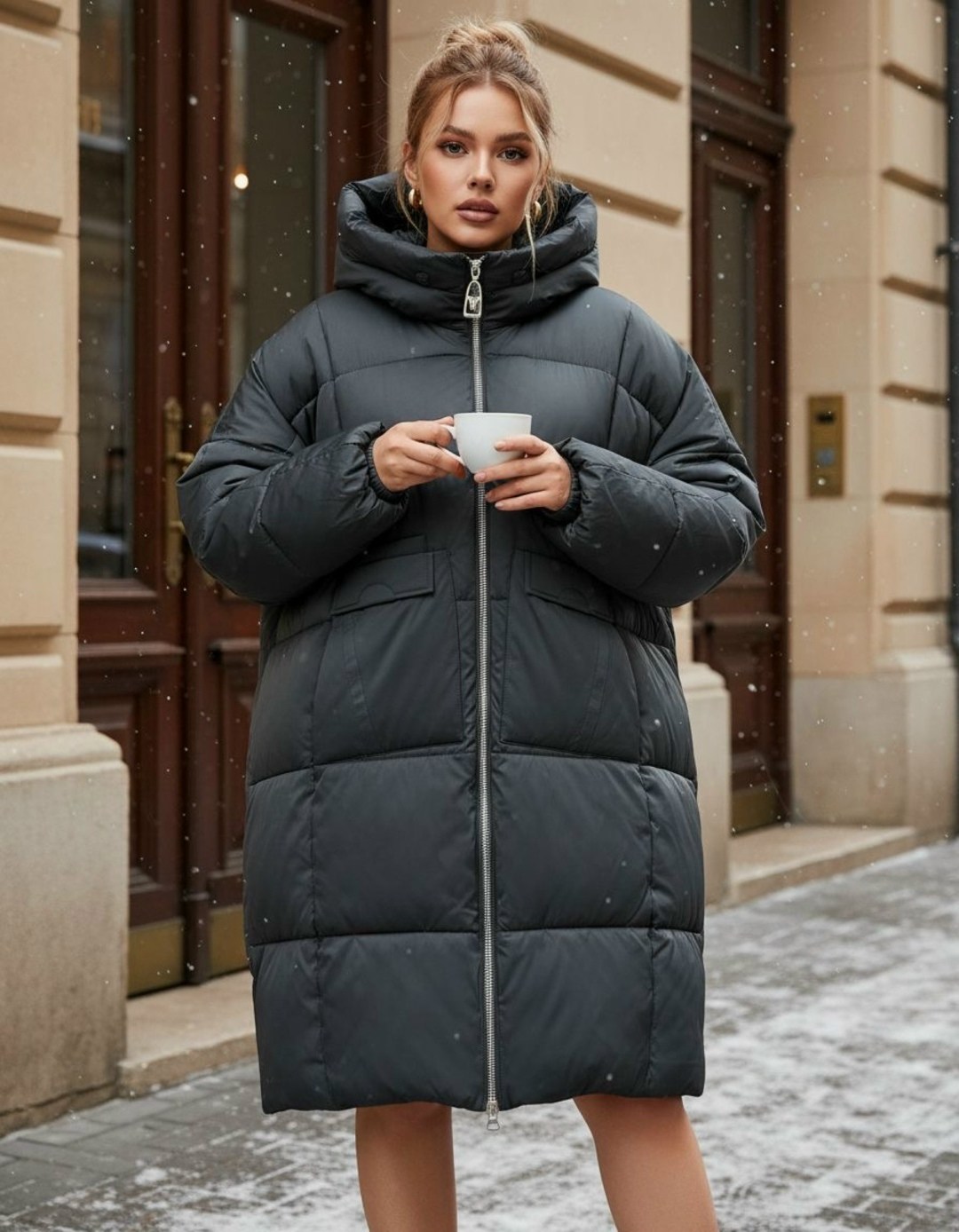 пуховик оверсайз,пуховик,пуховик оверсайз женский,зимние куртки женские,пуховик женский