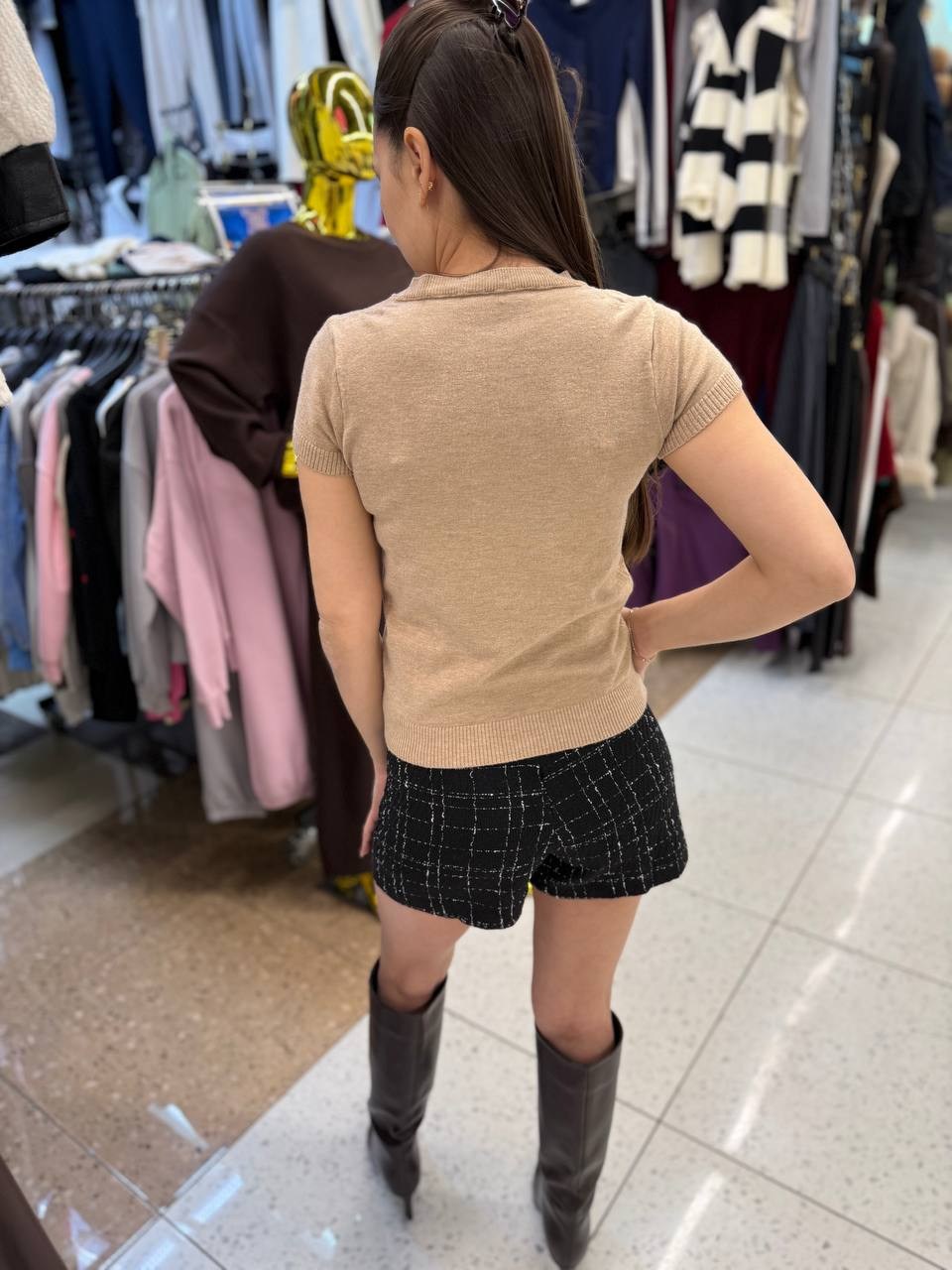 кофта женская,свитер пуловер,джемпер,джемпер с короткий рукавом,джемпер кашемировый